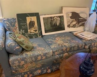 So they had a thing for winged animals.  You've seen the ducks but they've got tons of other prints - even the couch wasn't spared.