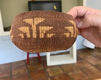 This is a Yahi basket from Mill and Deer Creeks in California circa 1872.  This is in great shape for being over 100 years old.