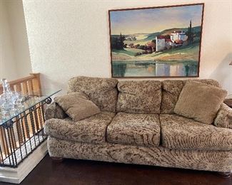 Floral sofa