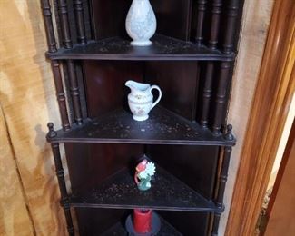 Antique corner shelf