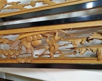 Sojhi wood screen panel used above doors