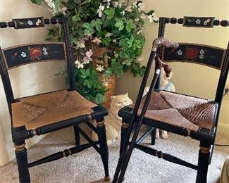Hitchcock style chairs