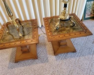 Pair Mid Century style tables