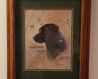Black Labrador Framed Wall Art