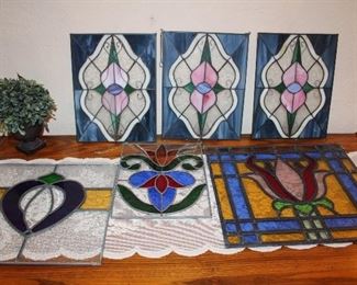 stained and leaded glass