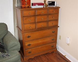Maple chest-on-chest