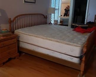 King bed with matching pieces