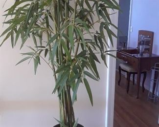 Faux bamboo plant