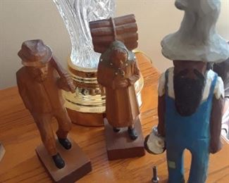 Collection of wood carvings