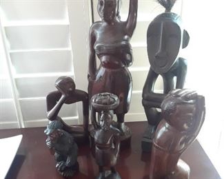 African wood carvings