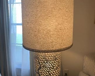 There are 2 of these beautiful large lamps