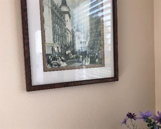 Cityscape wall art