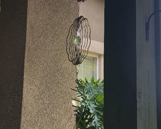 Hanging outdoor wind charm