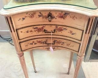 Handpainted, Velvet Lined French Jewelry Stand: $395  