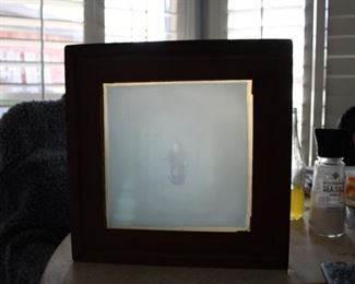 Framed silk screen example 