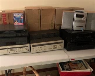 Various stereo equipment 