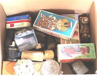 21 - Box Lot of Assorted Avon Bottles