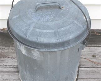 68 - Metal Trash Can