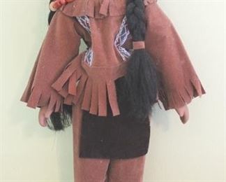 70 - Native American Porcelain Doll