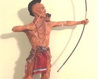 83 - Native American Statue (AS IS) Repaired/Broken