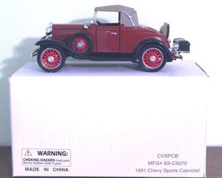 91 - 1931 Chevy Sports Cabriolet Diecast Model