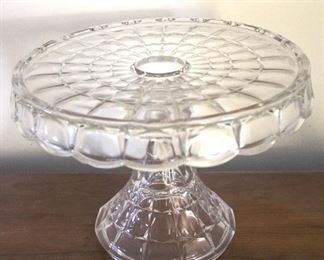 184 - Glass Cake Stand