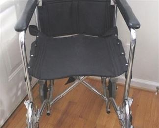 195 - Folding Wheelchair