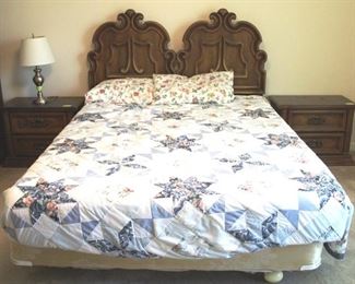 206 - Full Size Bed w/ Mattress & Covers