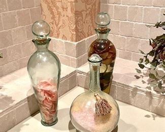 bath salts and soaps