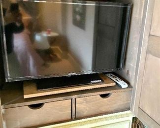 TV in cabinet