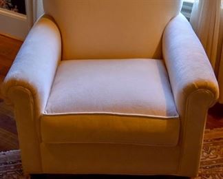 armchair, white