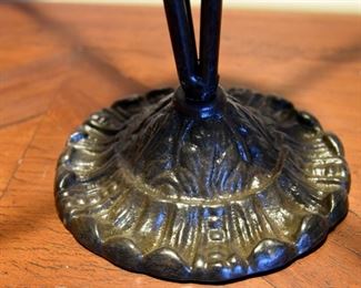 metal flower vase candelabra base