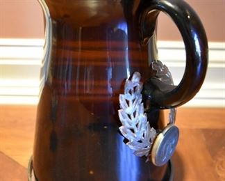pitcher with metal detail