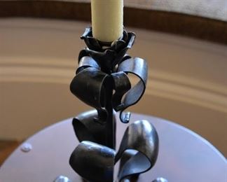 iron candleholder 