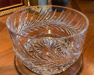 medium cut glass bowl