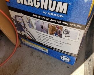 Magnum airless paint sprayer