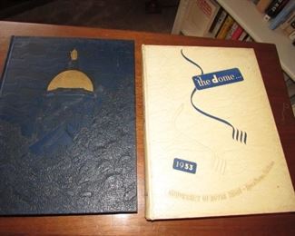 1950s Notre Dame yearbooks