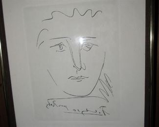 Signed & authenticated Picasso