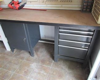 Craftsman work table/cabinet