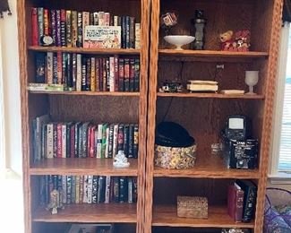 Solid Oak book cases