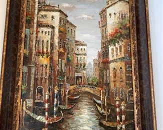 145. Painting of Venice (30" x 45")