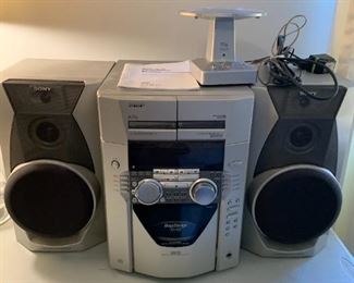 #16	Sony Mini-HiFi Compact Disc/CD Player Radio w/2 speakers  Model MHC3AB	 $75.00 
