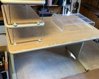 #36	Metal Computer Desk w/pull-out  47x29x29	 $75.00 
