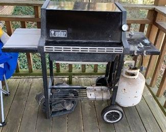 #39	Weber Gas Grill w/tank	 $40.00 
