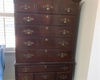 #50	Taylor Jamestown High Boy Cabinet w/11 drawers 36x18x75	 $275.00 
