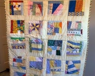 #63	Baby Quilt w/Flannel Backing	 $60.00 
