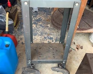 #72	Heavy Iron Tool Stand on Wheels - 29"Tall	 $40.00 
