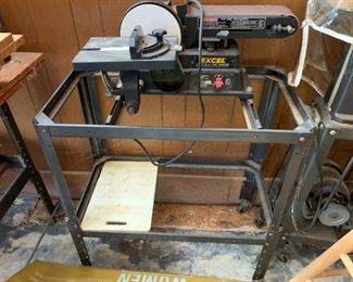 #81	Excel 4" Belt Disc Sander on Stand 	 $100.00 
