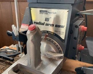 #83 Montgomery Ward 10" Radial Arm Saw w/Stand $250.00