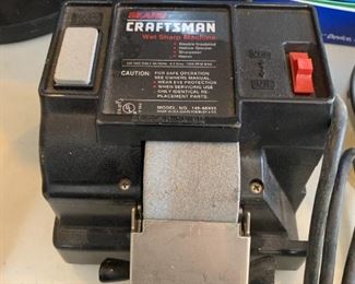 #84	Craftsman Wet Sharpener 	 $20.00 
